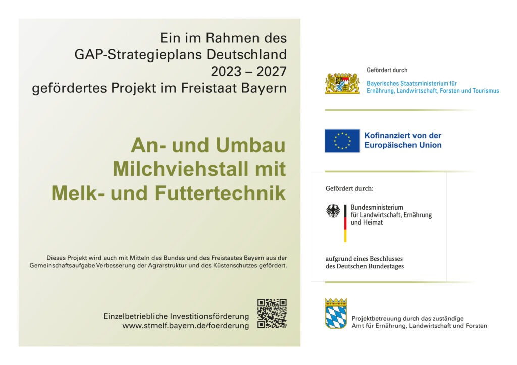 Förderung An- und Umbau Milchviehstall
